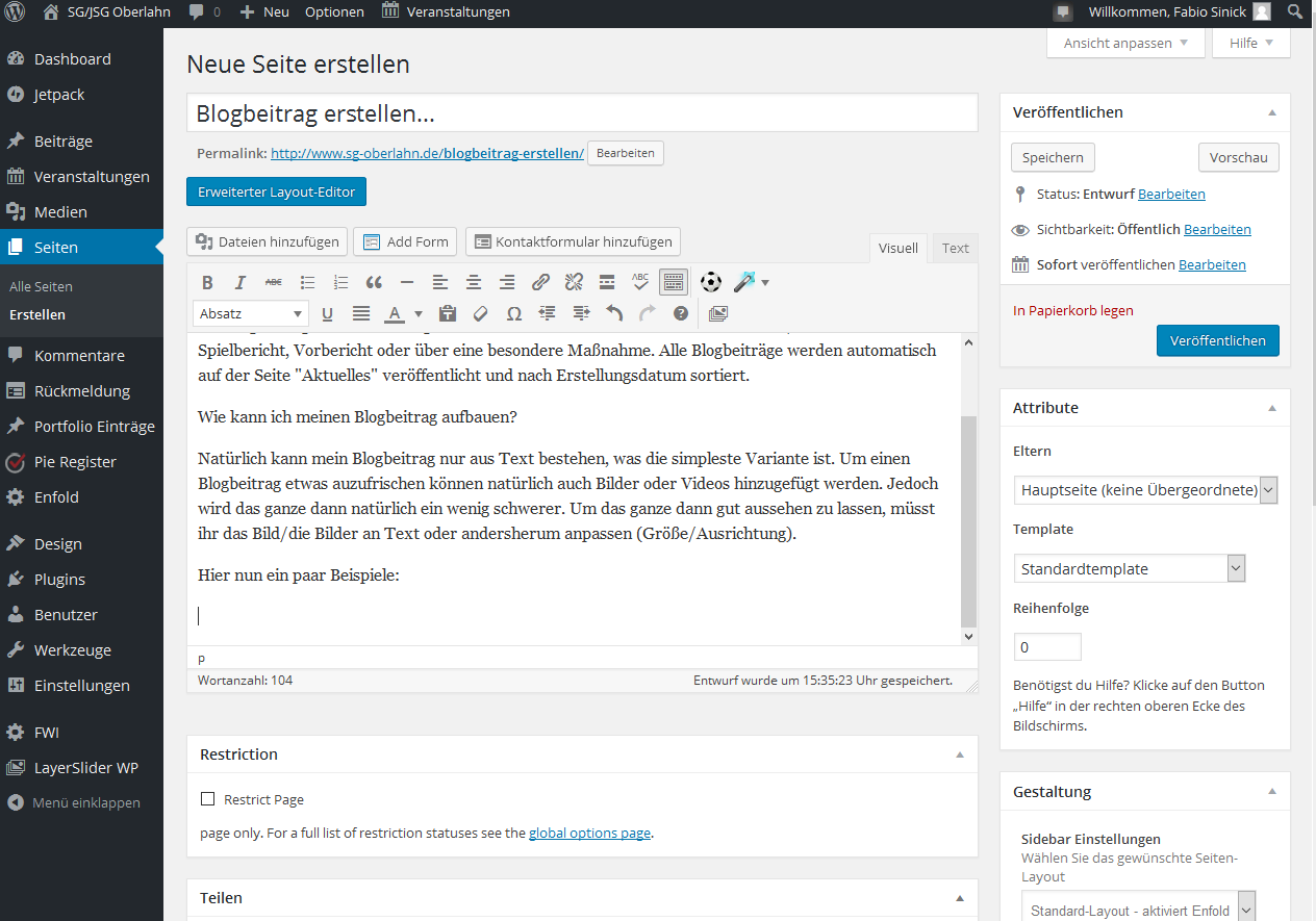 Blogbeitrag_Example1 SG/JSG Oberlahn